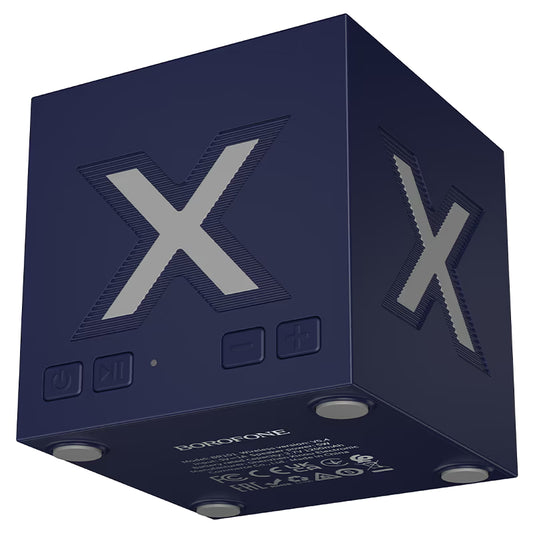 BOROFONE BR101 Rubik Cube Sports Bluetooth Speaker Royal (Pack of 30)