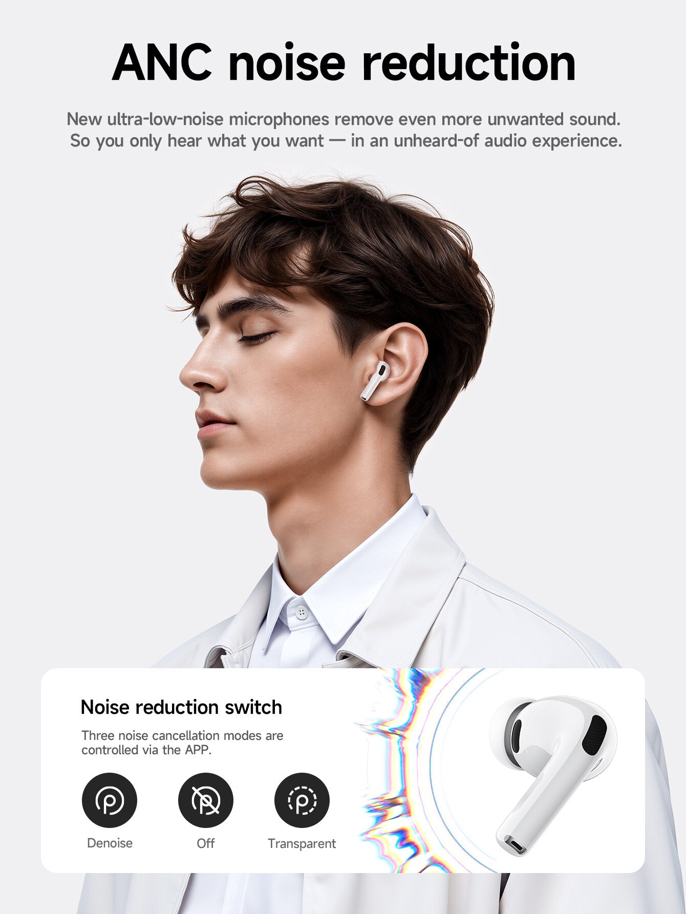 HOCO EW98 ANC AI Translation True Wireless Earbuds with Heart Rate Monitoring (Pack of 100)