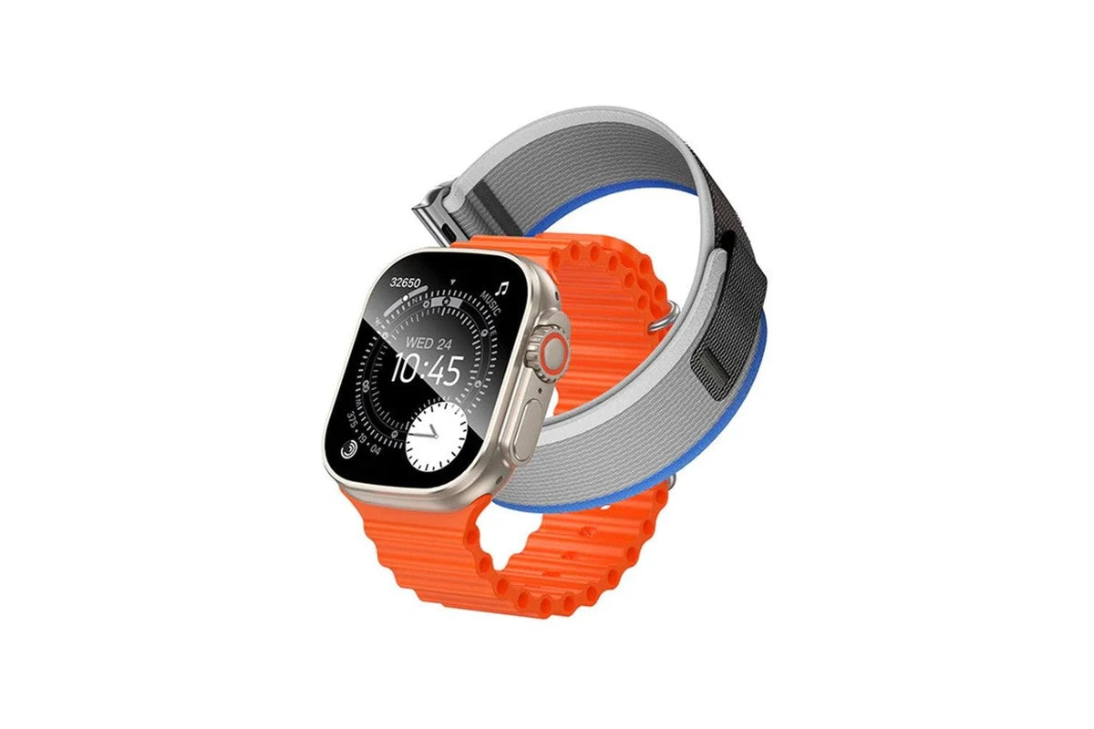 Y42 Ultra Smart Watch with Bluetooth Calling, 2.1” HD Display & Dual Straps (Pack of 50)